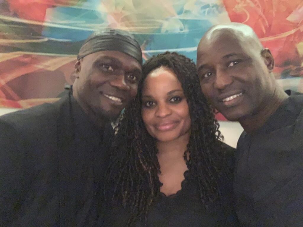With Efe Sodje and Anthony Baffoe